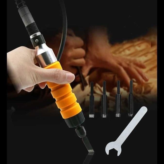 

Best Produk Vamsluna Alat Ukir Kayu Electric Chisel Wood Carving Tool Set - -