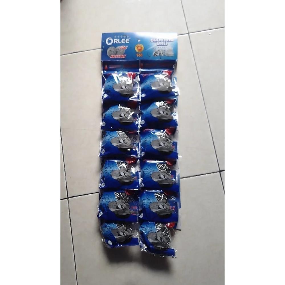 Discount Promo Grosir Gosok Panci Orle Gosok Panci Kawat/Stainless Anti Karat (Isi 12) Discount