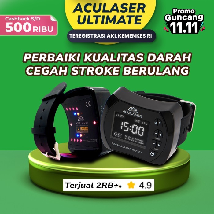 Termurah Aculaser Ultimate 14 Titik Laser + Nmes Terapi Laser Go Healthy