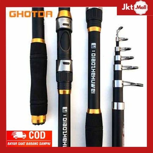 Terbaru [ Cod ] Joran Pancing Bahan Carbon Fiber Import Original Murah
