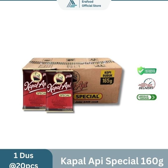 

Kapal Api Spesial Merah 160G - 1 Karton @20Pcs