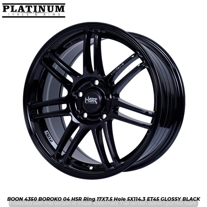 VELG MOBIL HSR BOROKO RING 17 LOBANG 5 BUAT MOBIL X PANDER CRV HRV