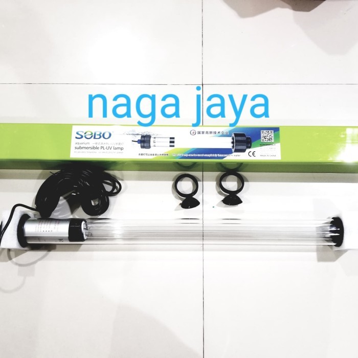 Terbaru Lampu Uv Anti Lumut Kolam Sobo Pl-Uv 75 Watt 75Watt Free Bubble Wrap