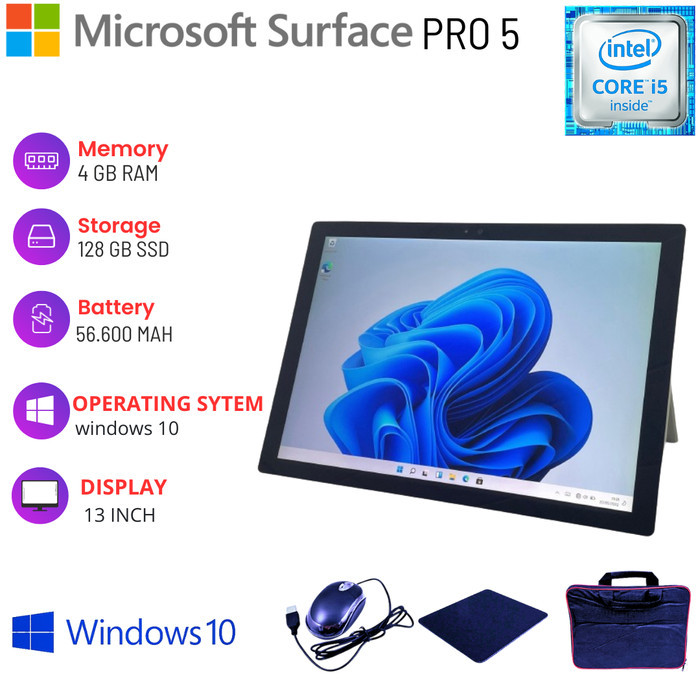 TERBAIKKK LAPTOP SECOND MICROSOFT SURFACE PRO 6/3 atom/Pro 2/Pro 4/Pro 5/Pro 7