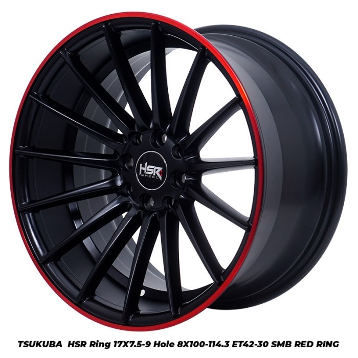 Velg HSR TSUKUBA RACING RING 17 Untuk mobil Grand Livina,Avanza,Accord