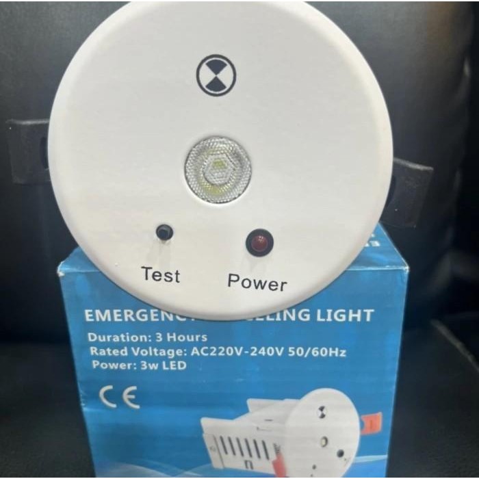Lampu Emergency Plafon Led 1 Watt Lampu Led Ceiling Emergency Darurat