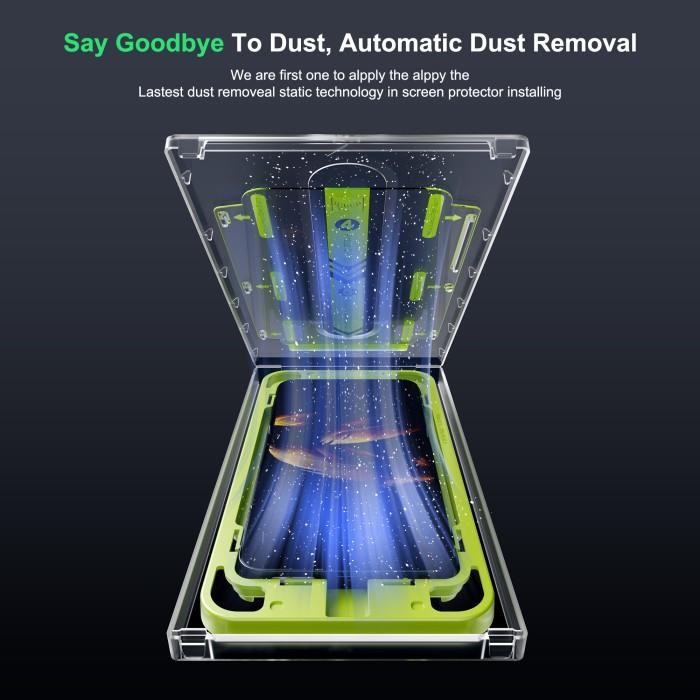 Wsken For Samsung Galaxy S24 Ultra Tempered Glass Anti Gores Screen Protector 9H Glass Tempered [Sup