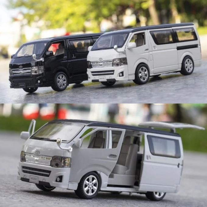 DIECAST MOBIL TOYOTA HIACE  MINIATUR CLASSIC METAL SERIES SKALA 1:32