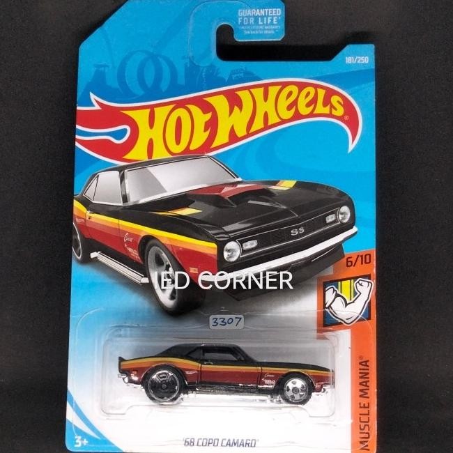 SALE - Hot Wheels '68 Copo Camaro - Exclusive Recolor #3307 @M11