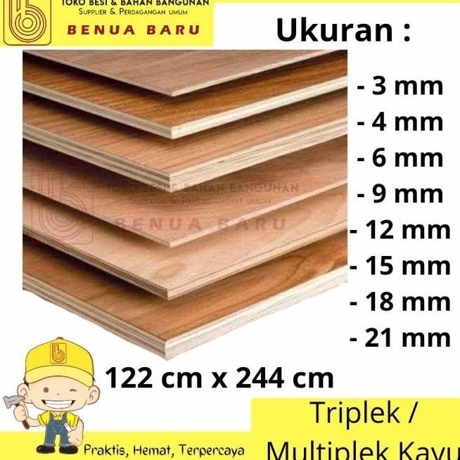 TRIPLEK 3 MM 4 MM 6 MM 8 MM 12 MM 15 MM 18 / MULTIPLEK / TRIPLEK COR 1011T