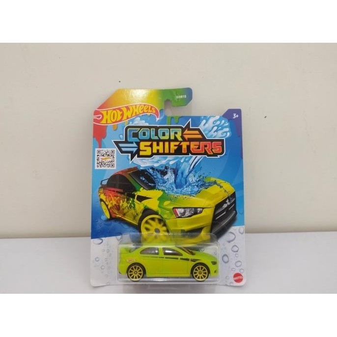HOT WHEELS MITSHUBISHI LANCER EVOLUTION COLOR SHIFTER KUNING