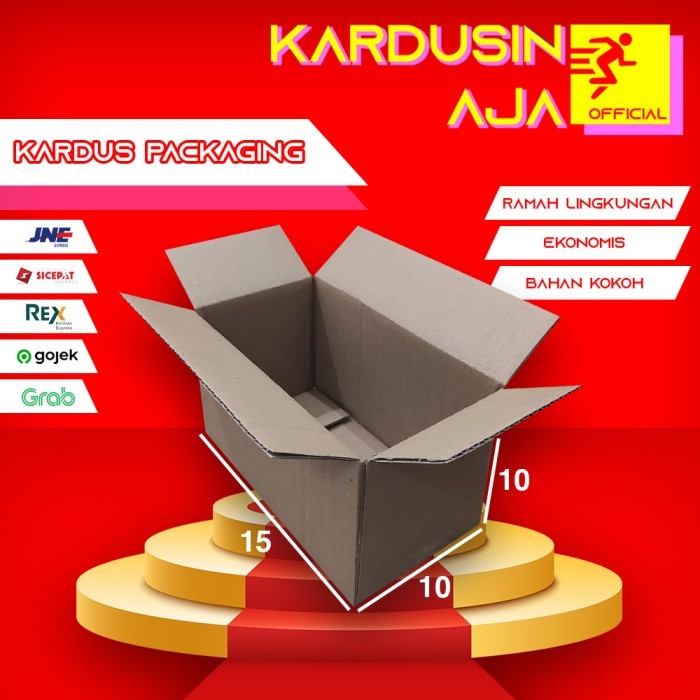 

15X10X10 CM KARDUS BOX PACKAGING PACKING KARTON DUS KOTAK SHEET POLOS