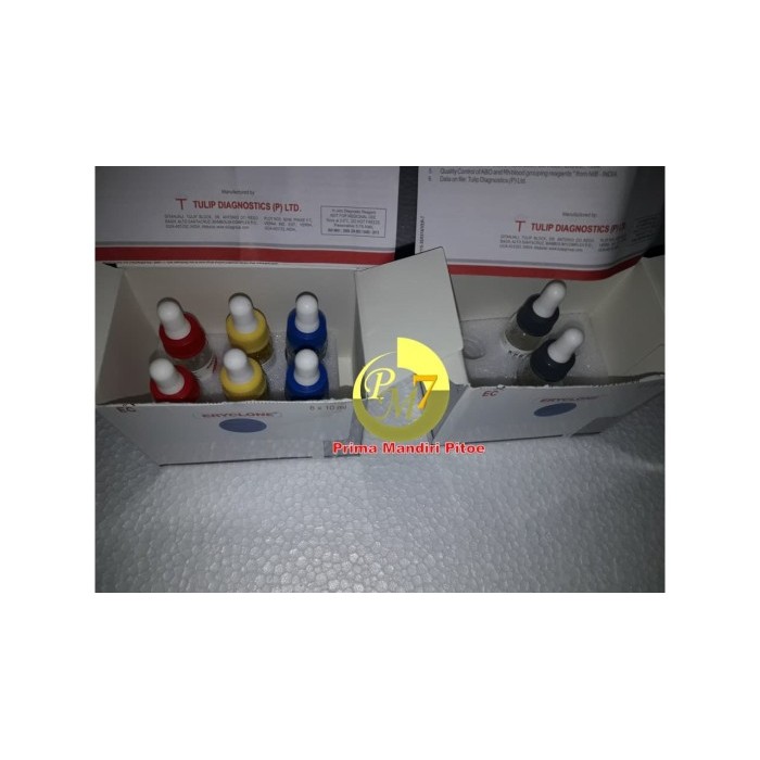 Reagent Golongan Darah Eryclone-Tulip Diagnostic