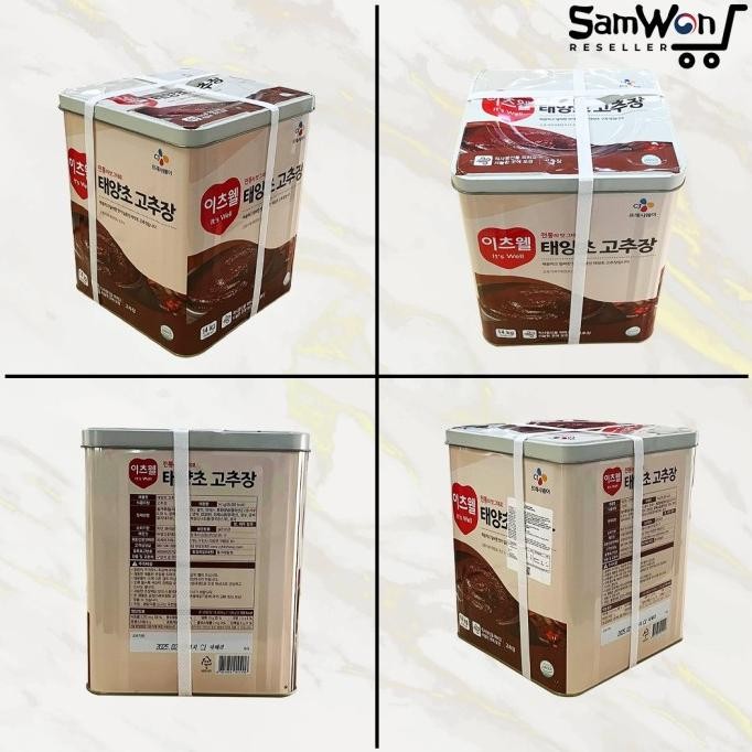 

Gochujang CJ Cheiljedang Pasta Cabe Saos Sambal Korea 14kg