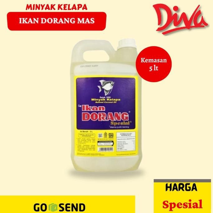 

Minyak Kelapa Ikan Dorang Spesial Jerigen 5 Liter / Minyak Goreng