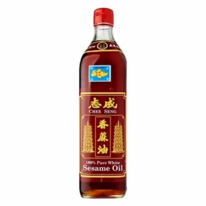 Original Singapore - Minyak Wijen Chee Seng 750 ml Pagoda - Sesame Oil