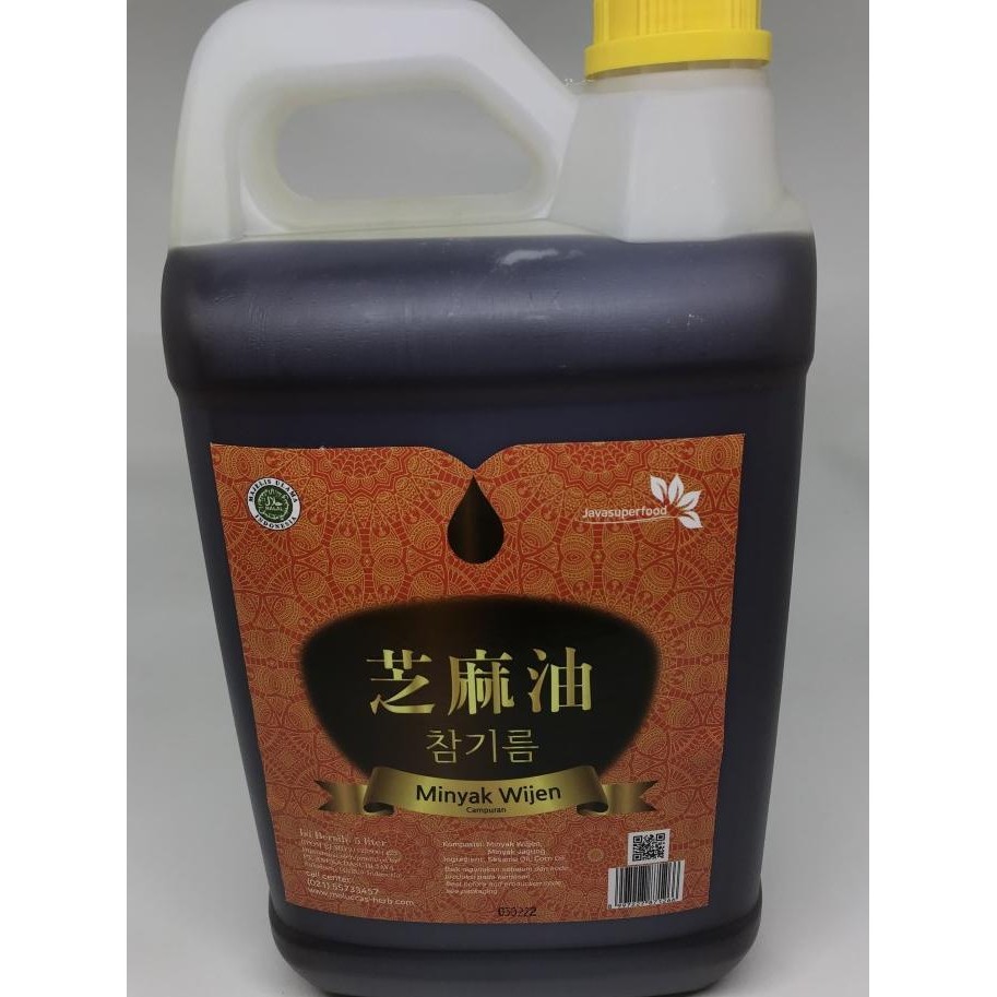 

Minyak Wijen Korea Halal 5L Jerigen Plastik