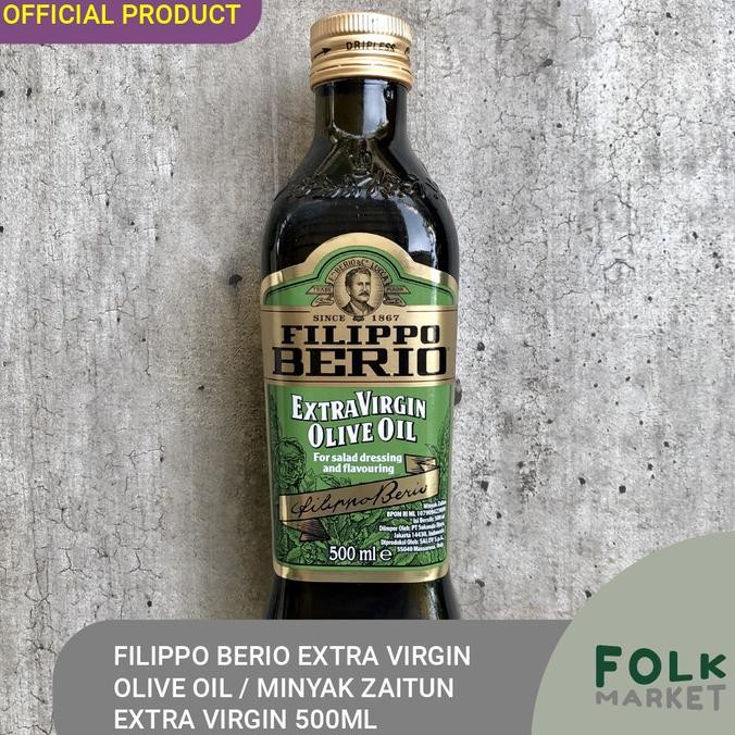 

FILIPPO BERIO Extra Virgin Pure Olive Oil / Minyak Zaitun 500 ml