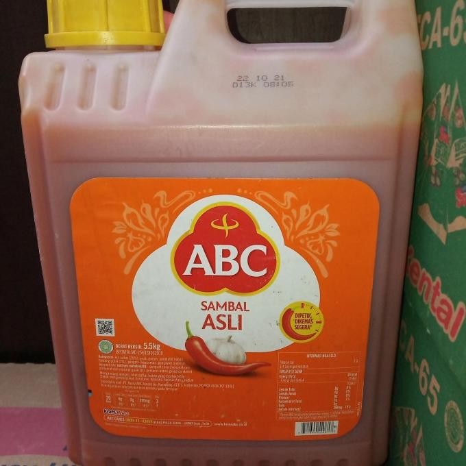 

Saos Sambal ABC Asli jerigen 5,5kg