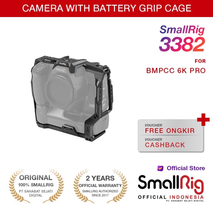 SmallRig Grip Compatible Cage BMPCC 6K Pro / 6K G2 3382