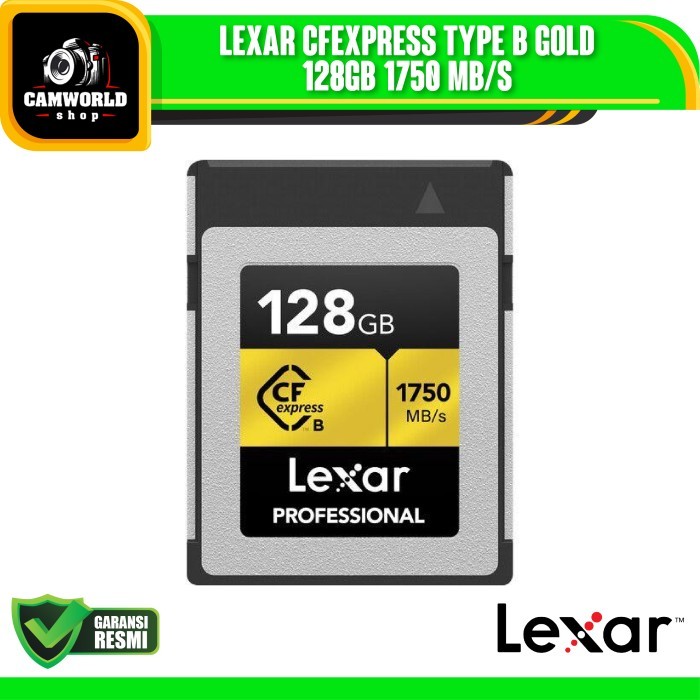 Lexar CF 128GB 1750MBs Type B Gold CF 128 GB