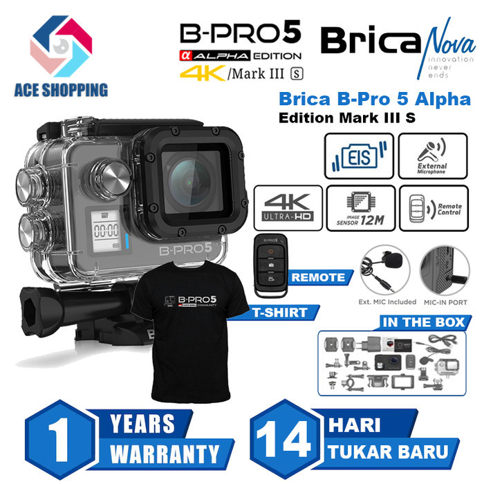 Bpro5 AE Mark III S - AE3S - Black - With EIS / Stabilizer - T-Shirt