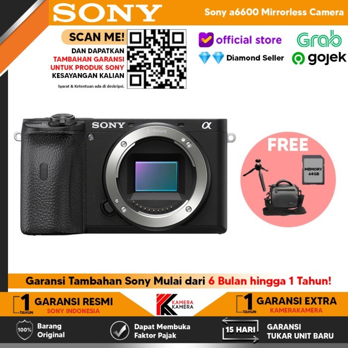 Sony A6600 Body Only / Sony A6600 / Sony 6600 Mirrorless
