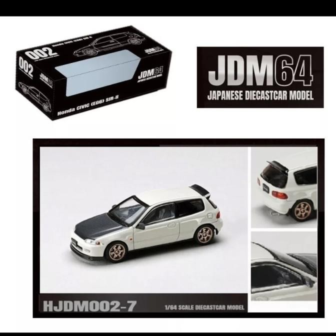 Hobby Japan JDM64 Honda Civic EG6 SIR II Kap Mesin Karbon