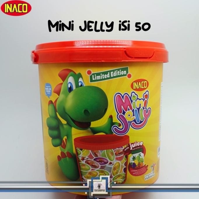 

Inaco Mini Jelly 50 Sharing Bucket Toples Jar Jeli Nata De Coco isi 50