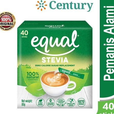 

Equal Stevia 40Stis / Gula / Pemanis Ala/ Makanan / Numan
