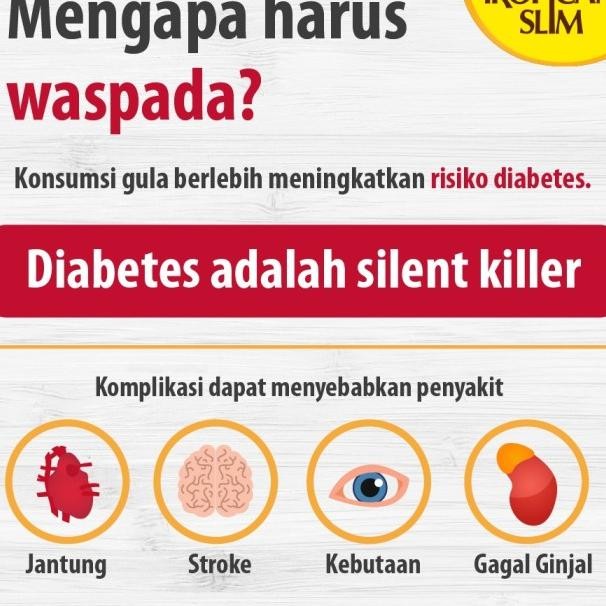 

Gula Slim Stevia Sweetener 100 Sachet Diabetes Diabet