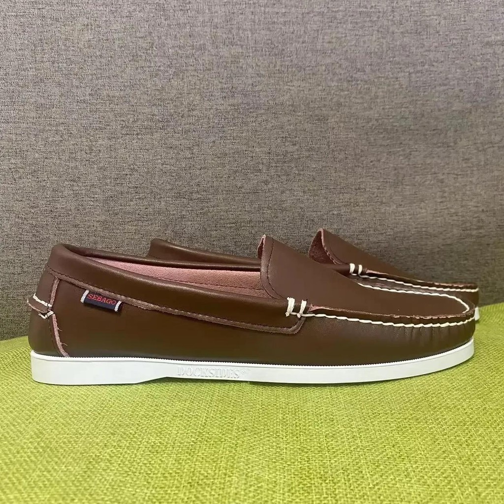 sebago handmade genuine leather docksides classic boat shoes bb10