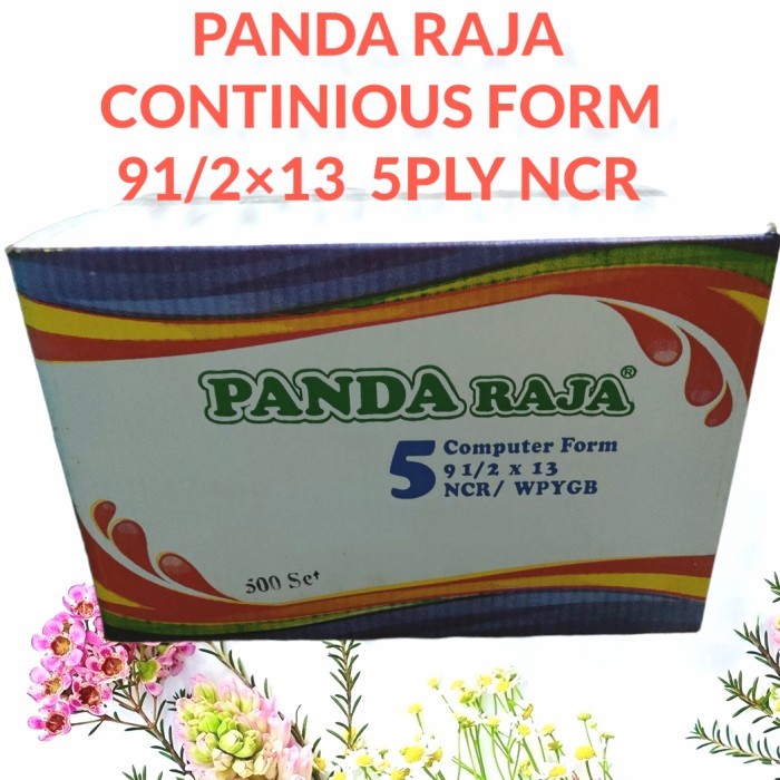

PANDA RAJA KERTAS CONTINIOUS FORM 91/213 5 PLY NCR