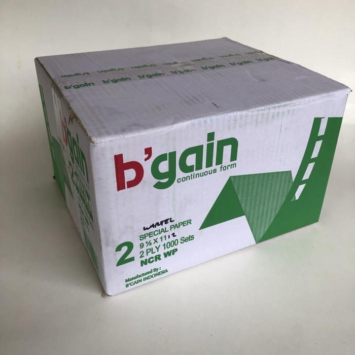 

continuous form 2 PLY 9.5" x 11" dibagi 3