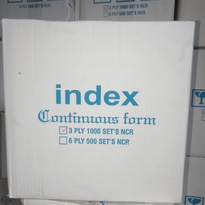 

continuous form 3 ply bagi 2 ( 1000 sheet) 9 1/2 x 11