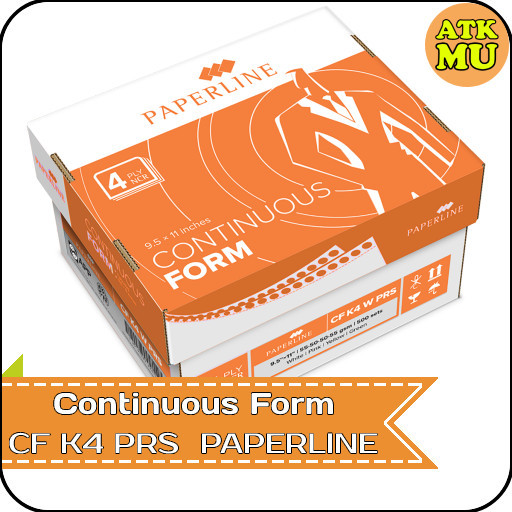 

Kertas Continuous Form 9,5" x 11"/2 4 PLY NCR K4 PRS Paperline