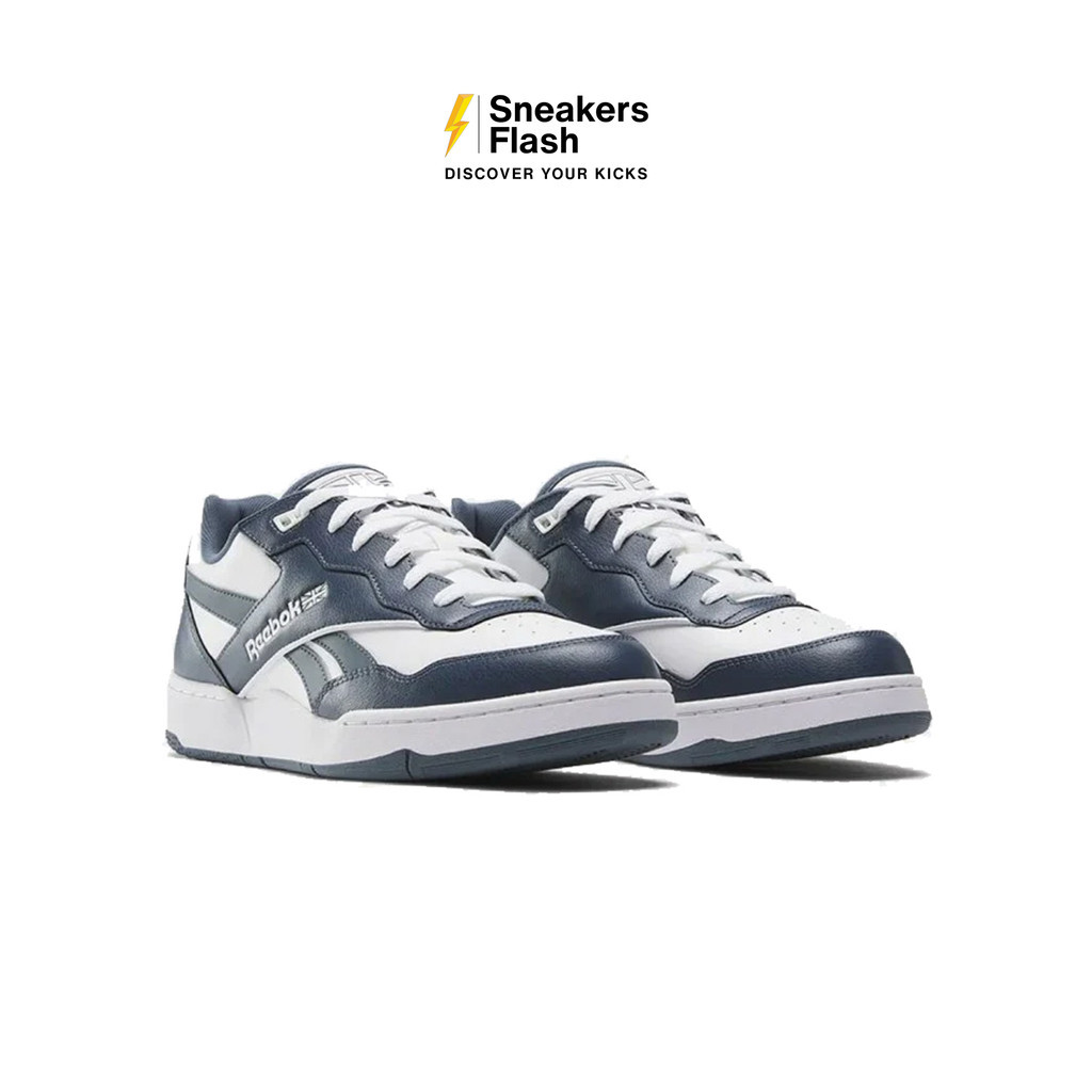 REEBOK Bb 4000 Ii Low White Navy Sepatu Sneakers Pria - 100074743 - Size 44