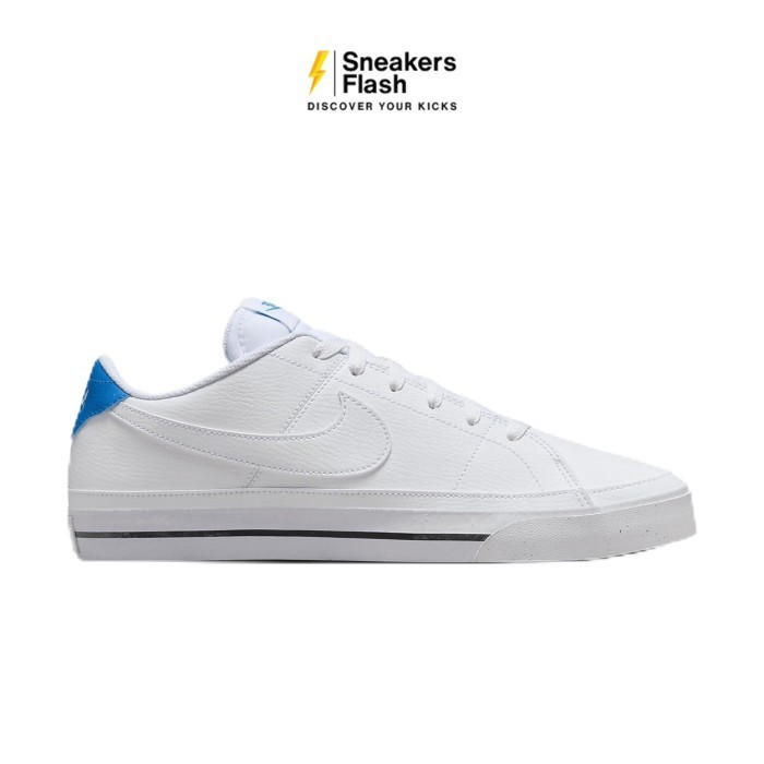 NIKE Court Legacy Next Nature White Blue Sepatu Sneakers Pria - FQ8226101 - Size 43