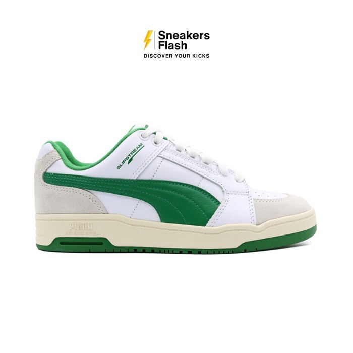 PUMA Slipstream Lo Retro White Archive Green Sepatu Sneakers Pria - 38469222 - Size 42.5