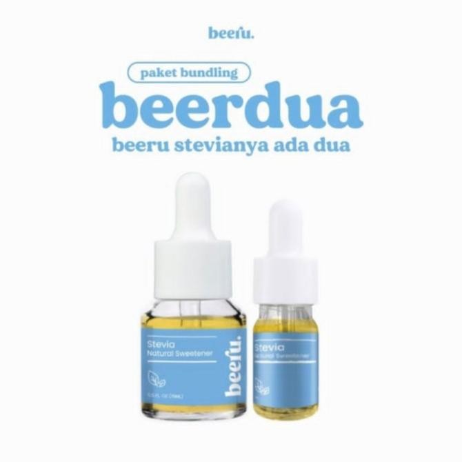 

TERSEDIA BEERU STEVIA SWEETENER 5ML+15ML,GULA CAIR 0 KALORI UTK DIET & DIABETES