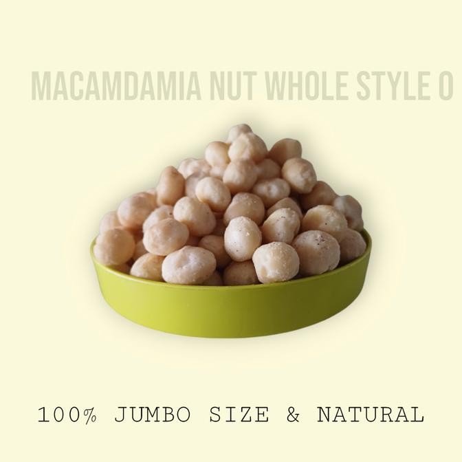 

TERSEDIA MACADAMIA NUTS 250GR ROASTED WHOLE STYLE 0 GRADE A SUPER PREMIUM QUALITY