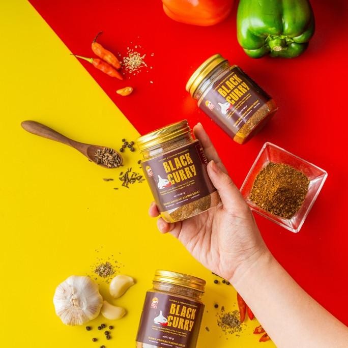 

Flat Tummy Black Curry Bumbu Marinasi Kering Diet Rendah Kalori Healthy Dry Rub Ayam Serbaguna LJ