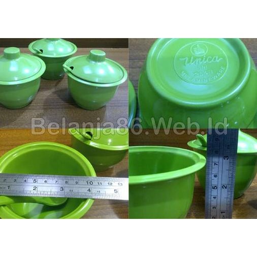 

3 Set Mangkok Sambal Unika 2043 - Hijau