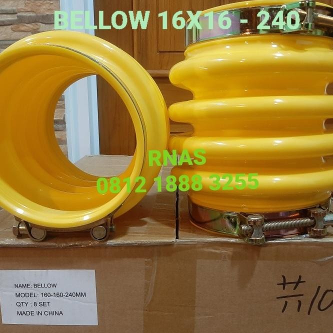 Karet Spiral Bellow + Clamp Stamper Kuda / Stamper Bellow Mikasa 16X16