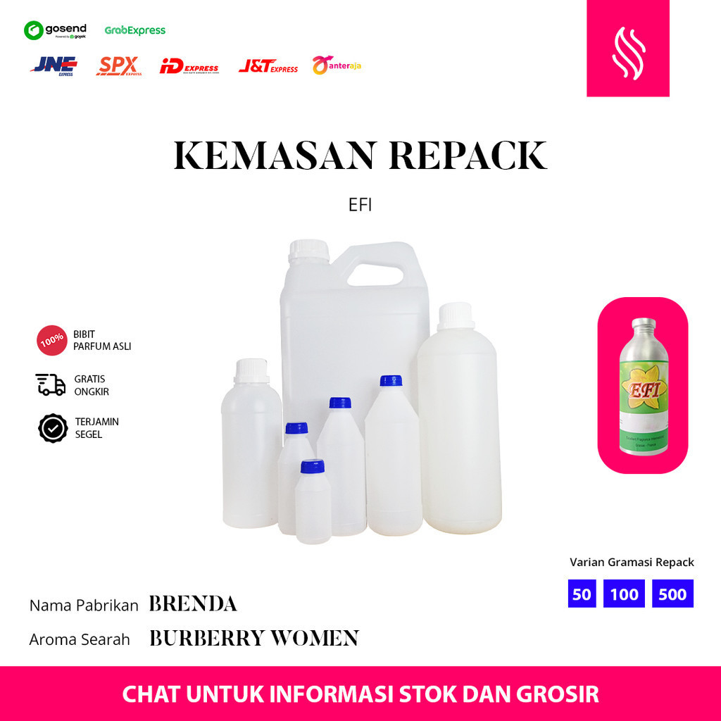 JUAL BIBIT PARFUM ASLI - EFI - BRENDA - REPACK