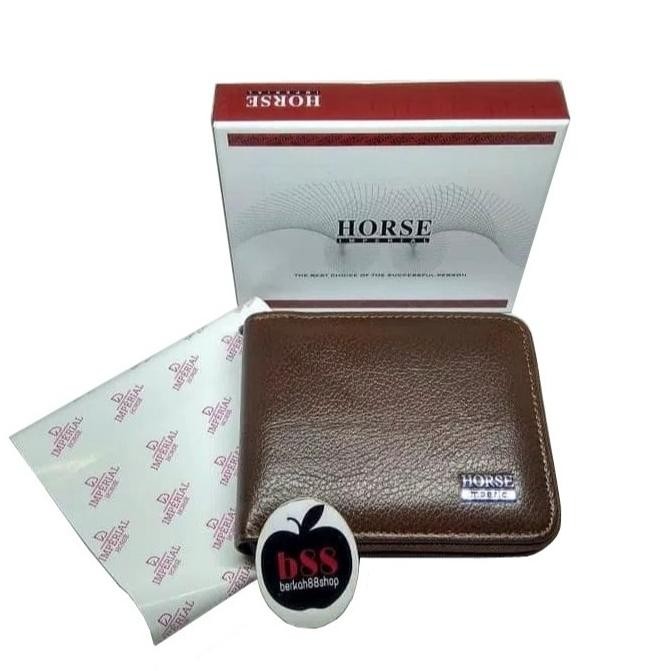 Rg - Dompet / Dompet Import / Dompet Pria Wanita Kulit Asli / Imperial Horse 024K