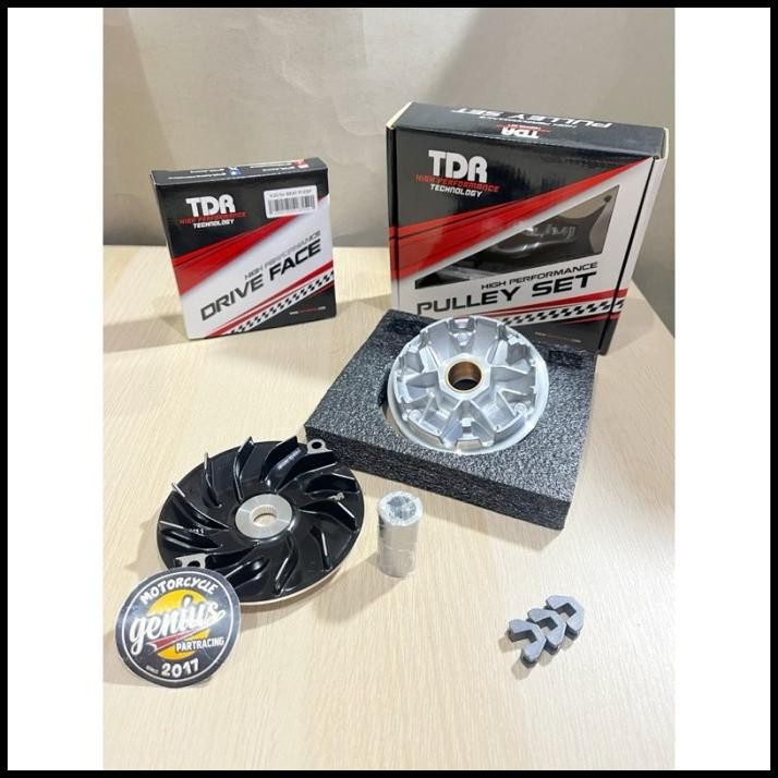 Pulley Set Tdr Beat Fi -Beat Esp - Scoopy Fi - Scoopy Esp Original