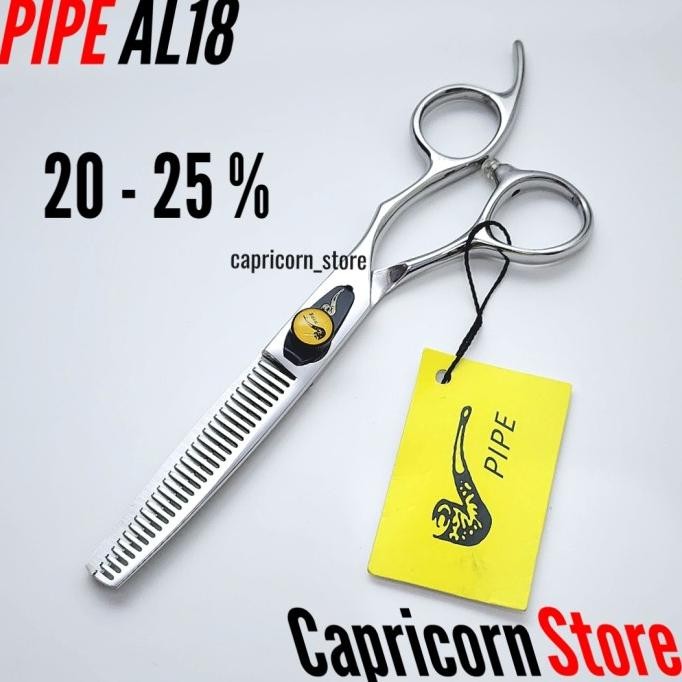 Gunting PIPE Gunting Penipis Rambut Profesional Salon Barber