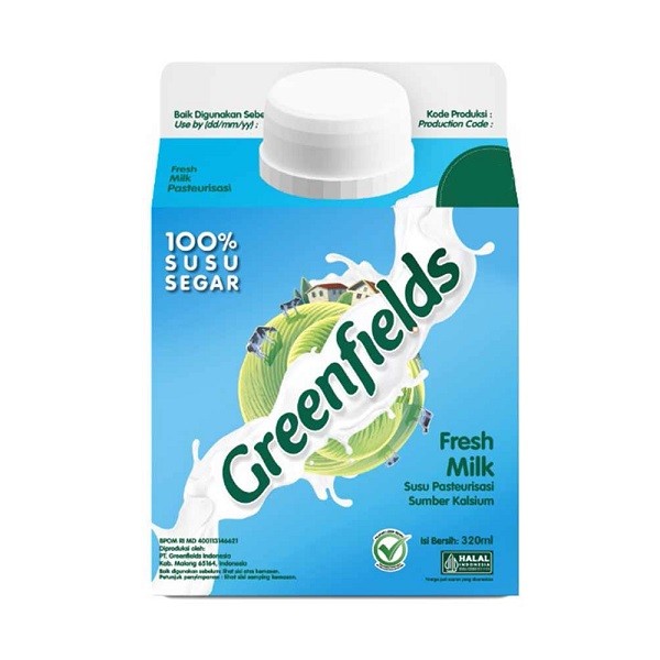 

GREENFIELDS FRESH MILK 320 ML