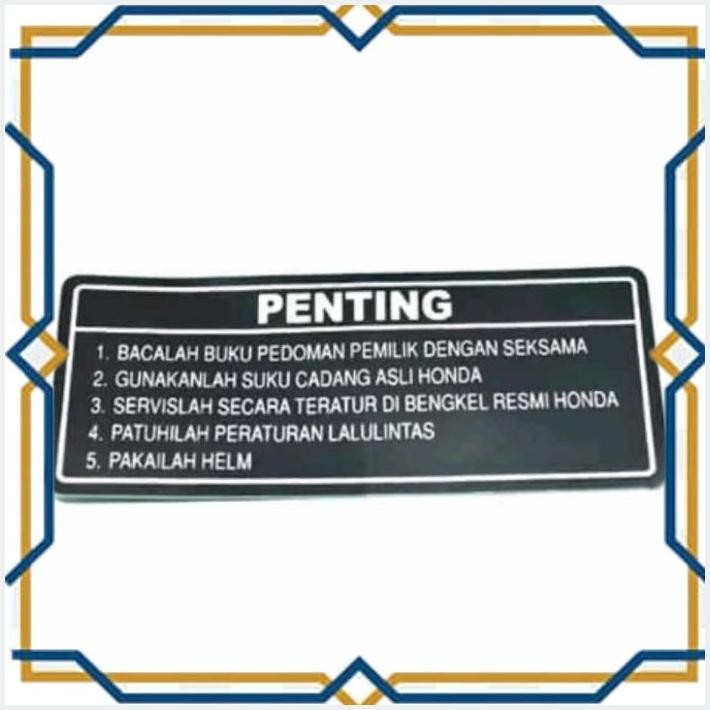 

[IMH55] LABEL TULISAN PENTING STIKER PENTING